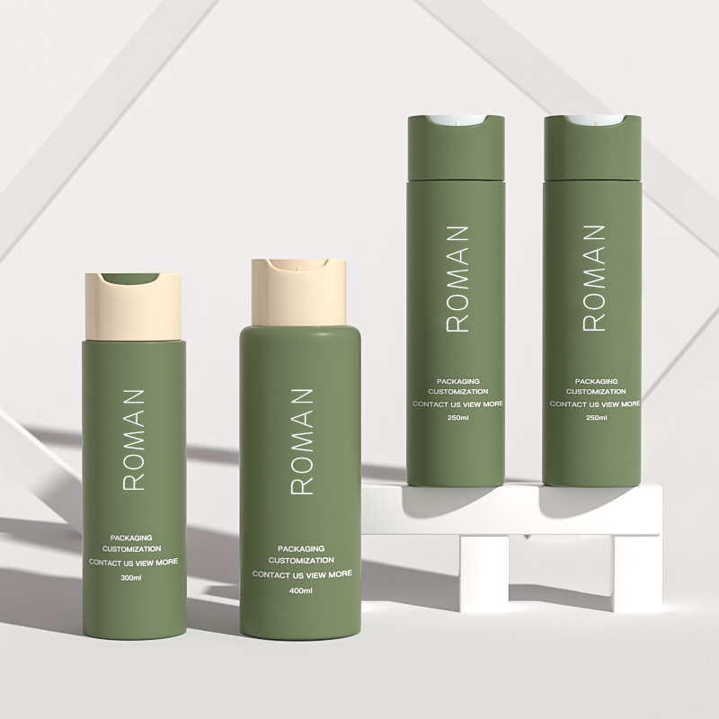 100ml 200ml 250ml 500ml কসমেটিক প্যাকেজিং স্কুইজ প্লাস্টিক পেট শ্যাম্পু বোতল লোশন বোতল ডিস্ক ক্যাপ সহ