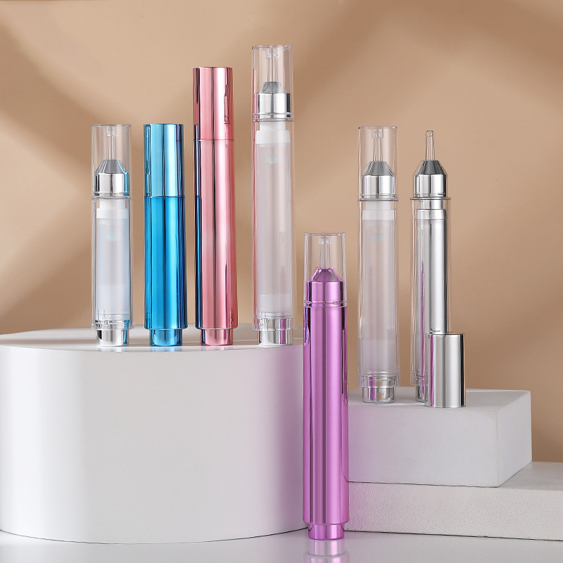 5ml 10ml 15ml কসমেটিক সিরিঞ্জ টিউব প্যাকেজিং 5ml 10ml 15ml 20ml আই ক্রিম সিরাম পাম্প এয়ারলেস বোতল সিরিঞ্জ