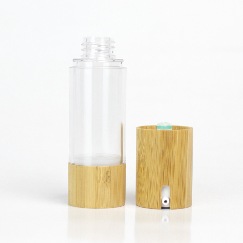 15ml 30ml 50ml ব্যাম্বু লোশন এয়ারলেস পাম্প বোতল 1oz 1.7oz ইমালসন আই ক্রিম ভ্যাকুয়াম কসমেটিক কন্টেইনার 15ml 30ml 50ml ব্যাম্বু লোশন এয়ারলেস পাম্প বোতল 1oz 1.7oz ইমালসন আই ক্রিম ভ্যাকুয়াম কসমেটিক কন্টেইনার