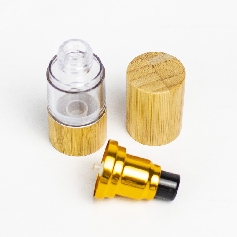 বাঁশের প্রসাধনী প্যাকেজিং 15ml 30ml 50ml 80ml 100ml 120ml এয়ারলেস পাম্প লোশন বোতল কসমেটিক প্লাস্টিক এয়ারলেস বোতল বাঁশের প্রসাধনী প্যাকেজিং 15ml 30ml 50ml 80ml 100ml 120ml এয়ারলেস পাম্প লোশন বোতল কসমেটিক প্লাস্টিক এয়ারলেস বোতল