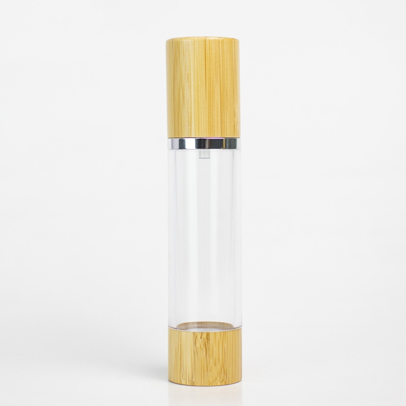 বাঁশের প্রসাধনী প্যাকেজিং 15ml 30ml 50ml 80ml 100ml 120ml এয়ারলেস পাম্প লোশন বোতল কসমেটিক প্লাস্টিক এয়ারলেস বোতল বাঁশের প্রসাধনী প্যাকেজিং 15ml 30ml 50ml 80ml 100ml 120ml এয়ারলেস পাম্প লোশন বোতল কসমেটিক প্লাস্টিক এয়ারলেস বোতল