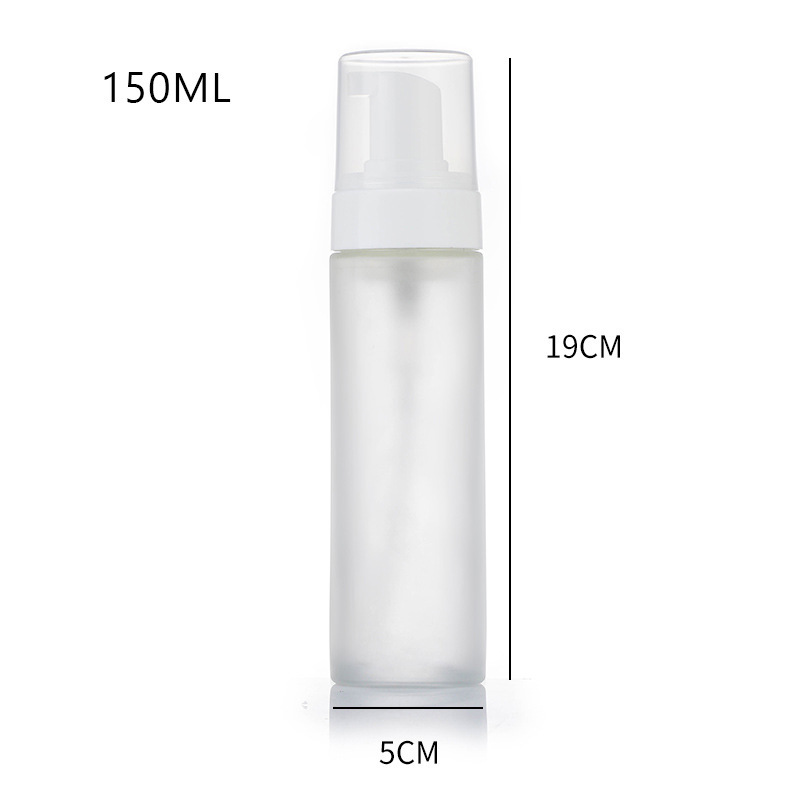 খালি কাচের ফোম পাম্পের বোতল ক্লিয়ার ফ্রস্টেড স্কিন কেয়ার ফোমিং হ্যান্ড সোপ বোতল খালি কাচের ফোম পাম্পের বোতল ক্লিয়ার ফ্রস্টেড স্কিন কেয়ার ফোমিং হ্যান্ড সোপ বোতল