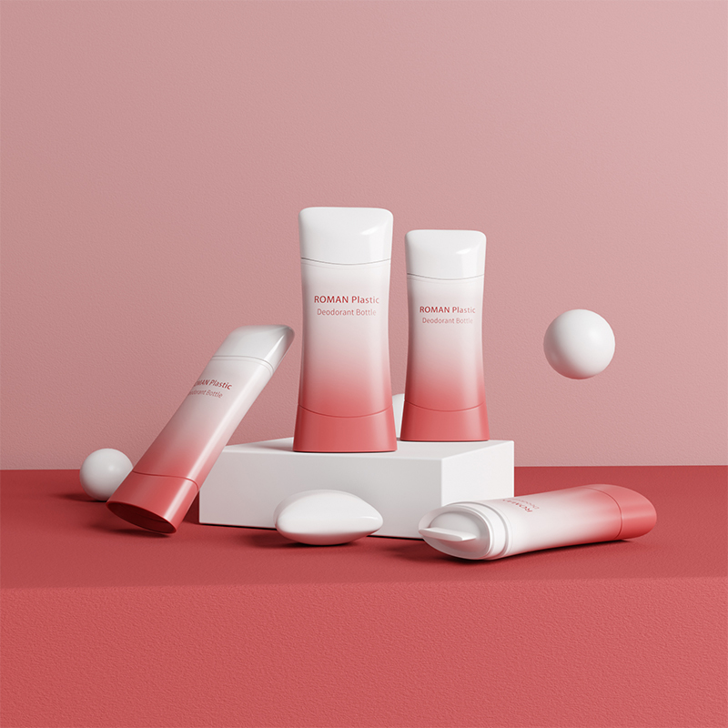 খালি প্লাস্টিক 75ml টুইস্ট আপ রোল-অন জেল সানস্ক্রিন স্টিক কন্টেইনার টিউব প্লাস্টিক ডিওডোরেন্ট প্যাকেজিং