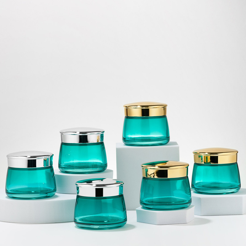 সোনার ঢাকনা কসমেটিক স্কিনকেয়ার খালি বডি বাটার জার