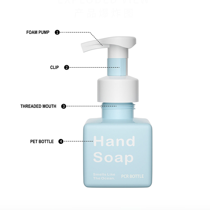 রিফিলযোগ্য পিসিআর 250 মিলি স্কয়ার ফেসিয়াল ক্লিনজার সোপ ডিসপেনসার প্লাস্টিক হ্যান্ড সোপ বডি ওয়াশ বোতল ফোম পাম্প সহ রিফিলযোগ্য পিসিআর 250 মিলি স্কয়ার ফেসিয়াল ক্লিনজার সোপ ডিসপেনসার প্লাস্টিক হ্যান্ড সোপ বডি ওয়াশ বোতল ফোম পাম্প সহ