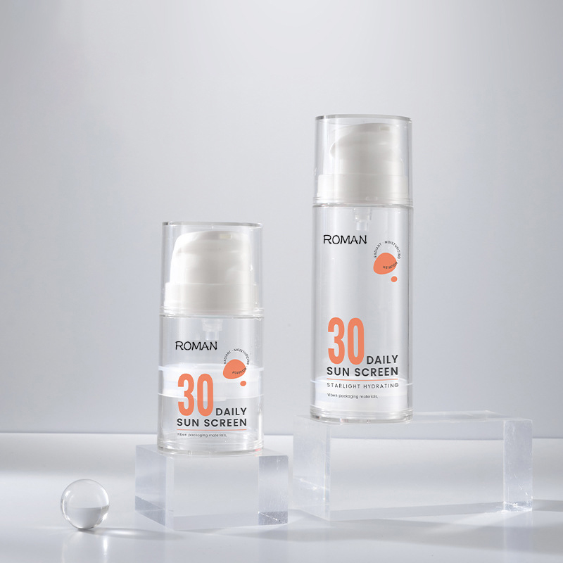 স্কিন কেয়ার সিরাম বডি অয়েলের জন্য 15ml 30ml 50ml 100ml 120ml স্বচ্ছ সাদা এয়ারলেস প্যাকেজিং পাম্প বোতল স্কিন কেয়ার সিরাম বডি অয়েলের জন্য 15ml 30ml 50ml 100ml 120ml স্বচ্ছ সাদা এয়ারলেস প্যাকেজিং পাম্প বোতল