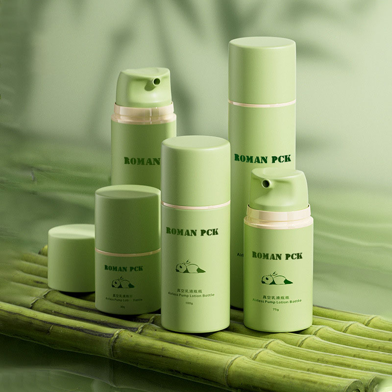 খালি রিফিলযোগ্য ফাউন্ডেশন প্রাইমার ফেস ক্রিম আই ক্রিম এয়ারলেস বোতল সেট এয়ারলেস পাম্প বোতল বিলাসবহুল কসমেটিক প্যাকেজিং