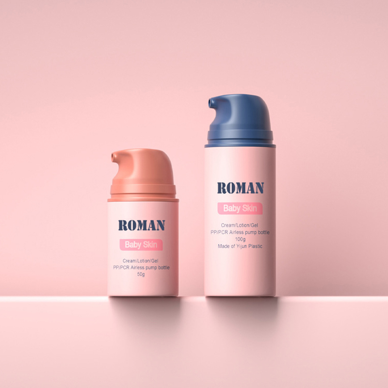 বিনামূল্যে নমুনা ম্যাট 30ml 50ml প্লাস্টিক এয়ারলেস লোশন পাম্প বোতল স্কিন কেয়ারের জন্য সিরাম এয়ারলেস পাত্রে শিশু ক্রিমের জন্য
