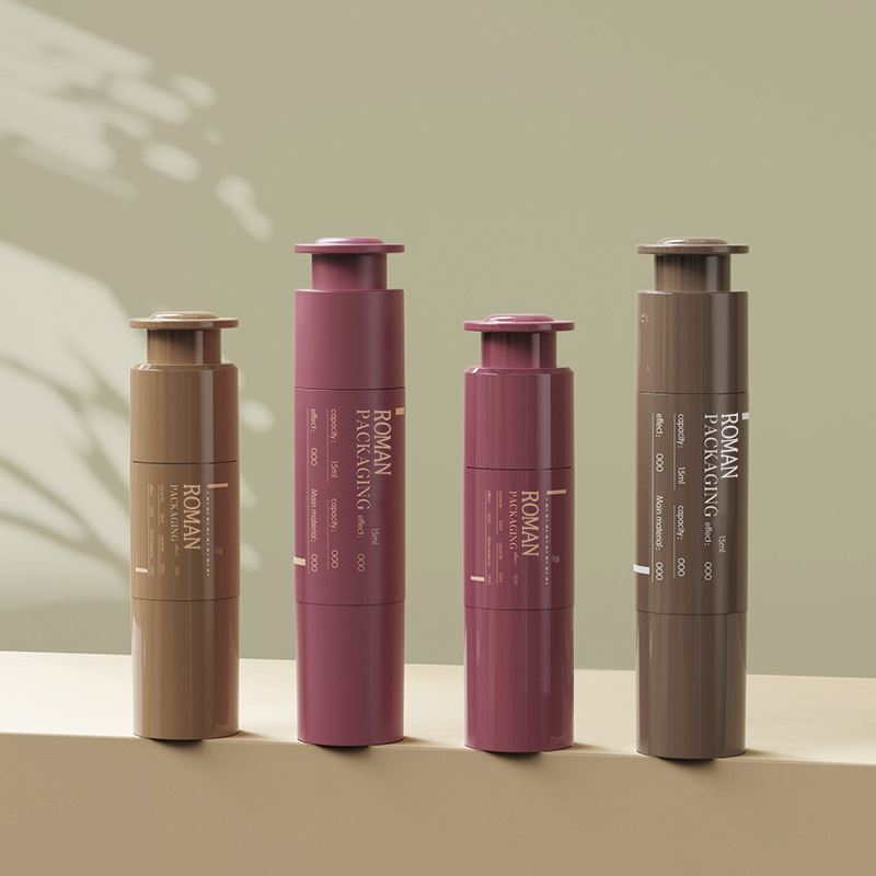 10ml 15ml 20ml কসমেটিক প্যাকেজিং সিরিঞ্জ কাস্টম আই ক্রিম সিরিঞ্জ প্রসাধনী পোর্টেবল প্লাস্টিক লোশন এয়ারলেস বোতল