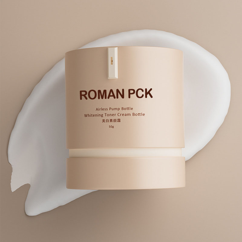 নলাকার বায়ুবিহীন বোতল পিপি খালি 15g 30g 50g কসমেটিক ফেস ক্রিম স্কিনকেয়ার ফাউন্ডেশন সানস্ক্রিন ফ্রস্টেড ভ্যাকুয়াম পাম্প জার