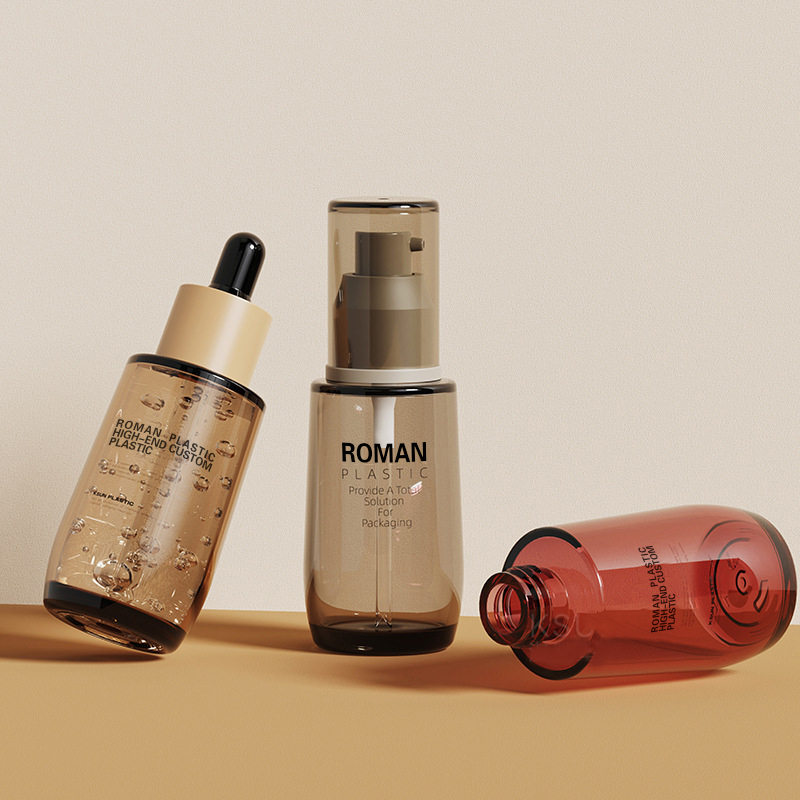 ক্রিম বোতল সেটের জন্য ড্রপার সহ রিফিলযোগ্য প্রসাধনী তেলের বোতল 50ml ওয়াইন রেড PETG ফেস কেয়ার সিরাম ড্রপার বোতল ক্রিম বোতল সেটের জন্য ড্রপার সহ রিফিলযোগ্য প্রসাধনী তেলের বোতল 50ml ওয়াইন রেড PETG ফেস কেয়ার সিরাম ড্রপার বোতল