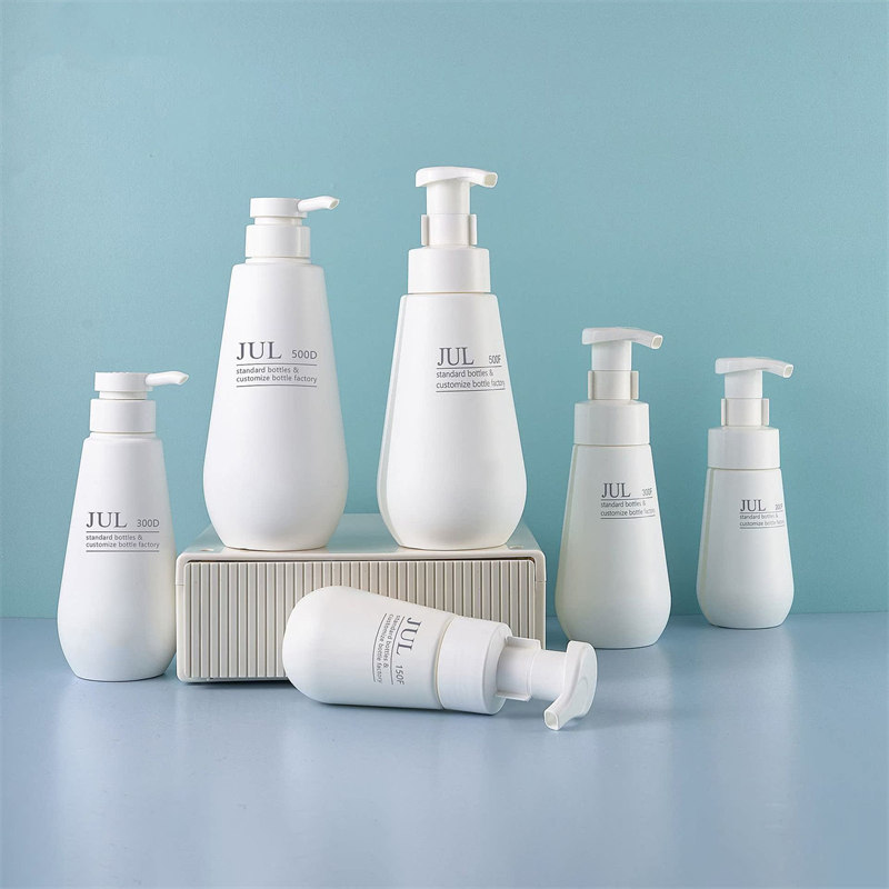 150ml 200ml 300ml পিওর হোয়াইট বডি ওয়াশ ল্যাশ শ্যাম্পু ফোম পাম্প বোতল পুনর্ব্যবহারযোগ্য বাথ বডি কেয়ার কন্টেনার শাওয়ার জেল পেট বোতল