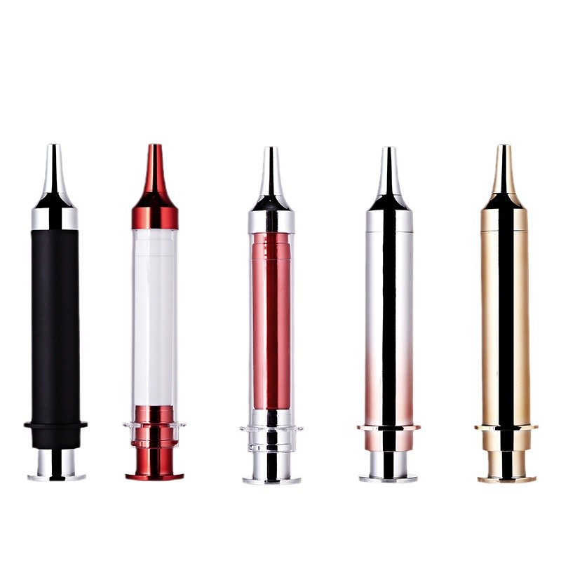 10ml 15ml 20ml কসমেটিক আই সিরাম ক্রিম ইনজেকশন টিউব সিরিঞ্জ আকৃতির বায়ুবিহীন বোতল 10ml 15ml 20ml কসমেটিক আই সিরাম ক্রিম ইনজেকশন টিউব সিরিঞ্জ আকৃতির বায়ুবিহীন বোতল