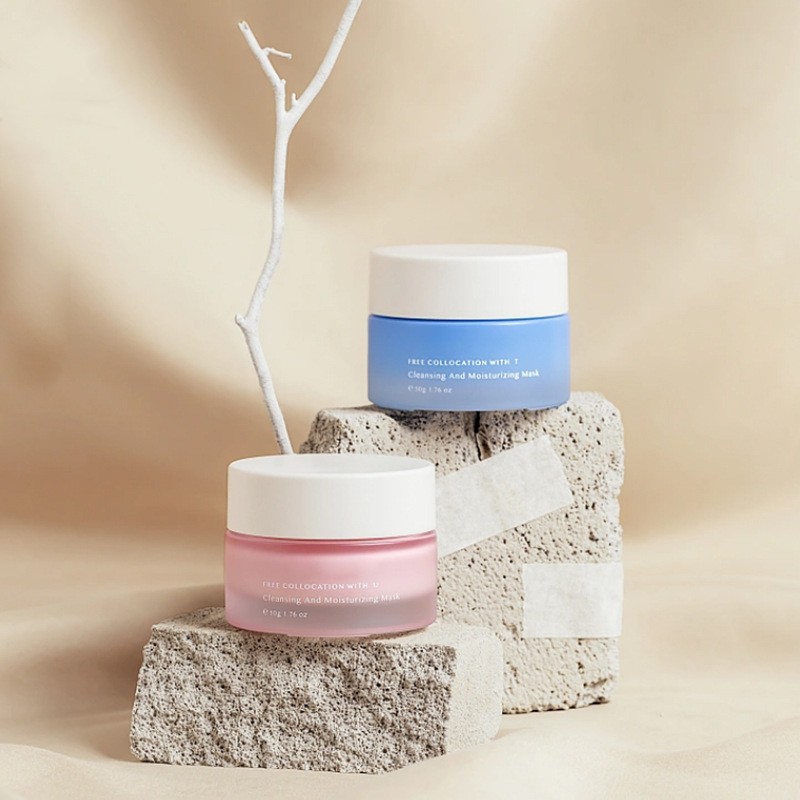 ফেস ক্রিম এবং আই ক্রিমের জন্য ক্লাসিক রাউন্ড গ্লাস ক্রিম জার কসমেটিক প্যাকেজিং ফেস ক্রিম এবং আই ক্রিমের জন্য ক্লাসিক রাউন্ড গ্লাস ক্রিম জার কসমেটিক প্যাকেজিং