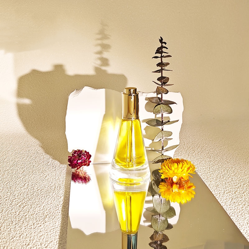 কনিক্যাল গ্লাস কসমেটিক ড্রপার এসেনশিয়াল অয়েল বোতল কনিক্যাল গ্লাস কসমেটিক ড্রপার এসেনশিয়াল অয়েল বোতল