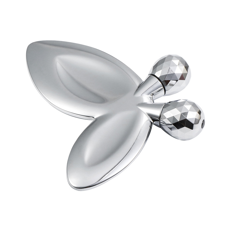 জিঙ্ক অ্যালয় প্রজাপতি-আকৃতির ফেসিয়াল ম্যাসেজ রোলার জিঙ্ক অ্যালয় প্রজাপতি-আকৃতির ফেসিয়াল ম্যাসেজ রোলার