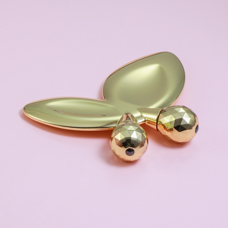 জিঙ্ক অ্যালয় প্রজাপতি-আকৃতির ফেসিয়াল ম্যাসেজ রোলার জিঙ্ক অ্যালয় প্রজাপতি-আকৃতির ফেসিয়াল ম্যাসেজ রোলার