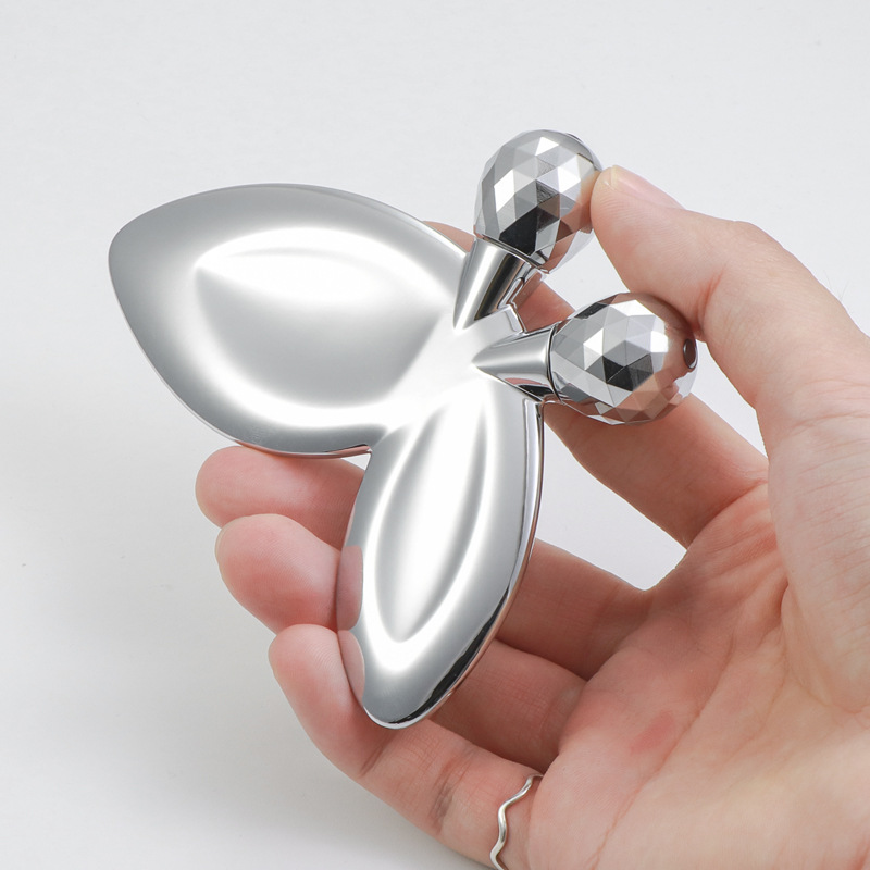 জিঙ্ক অ্যালয় প্রজাপতি-আকৃতির ফেসিয়াল ম্যাসেজ রোলার জিঙ্ক অ্যালয় প্রজাপতি-আকৃতির ফেসিয়াল ম্যাসেজ রোলার