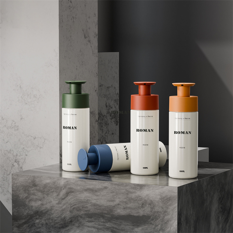 শ্যাম্পু বডি ওয়াশ লোশন লিকুইড হ্যান্ড সোপ শাওয়ার জেল প্যাকেজিংয়ের জন্য 200ml 300ml 400ml 600ml PET প্লাস্টিক রাউন্ড পাম্প বোতল শ্যাম্পু বডি ওয়াশ লোশন লিকুইড হ্যান্ড সোপ শাওয়ার জেল প্যাকেজিংয়ের জন্য 200ml 300ml 400ml 600ml PET প্লাস্টিক রাউন্ড পাম্প বোতল