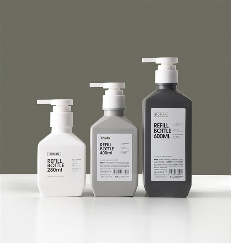 প্রসাধনী প্যাকিংয়ের জন্য 300ml 400ml 600ml PE প্লাস্টিক লোশন বোতল শ্যাম্পুর বোতল বডি ওয়াশ লোশন বডি মিল্ক বোতল প্রসাধনী প্যাকিংয়ের জন্য 300ml 400ml 600ml PE প্লাস্টিক লোশন বোতল শ্যাম্পুর বোতল বডি ওয়াশ লোশন বডি মিল্ক বোতল