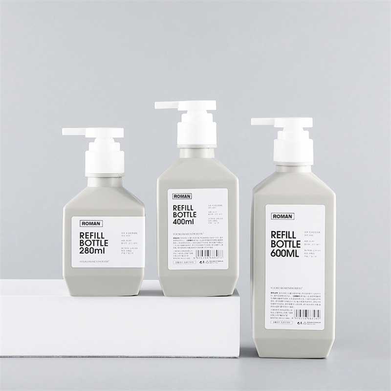 প্রসাধনী প্যাকিংয়ের জন্য 300ml 400ml 600ml PE প্লাস্টিক লোশন বোতল শ্যাম্পুর বোতল বডি ওয়াশ লোশন বডি মিল্ক বোতল প্রসাধনী প্যাকিংয়ের জন্য 300ml 400ml 600ml PE প্লাস্টিক লোশন বোতল শ্যাম্পুর বোতল বডি ওয়াশ লোশন বডি মিল্ক বোতল