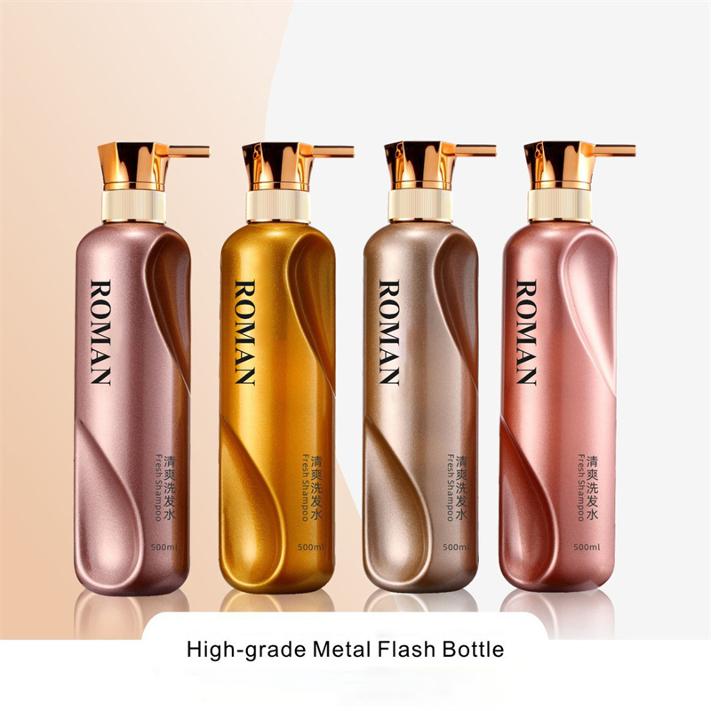 উদ্ভাবন 300ml 500ml 750ml স্পাইরাল সারফেস শ্যাম্পু বডি লোশন বোতল মনো প্যাকেজিং ফেস মাস্ক ক্লিনজারের জন্য