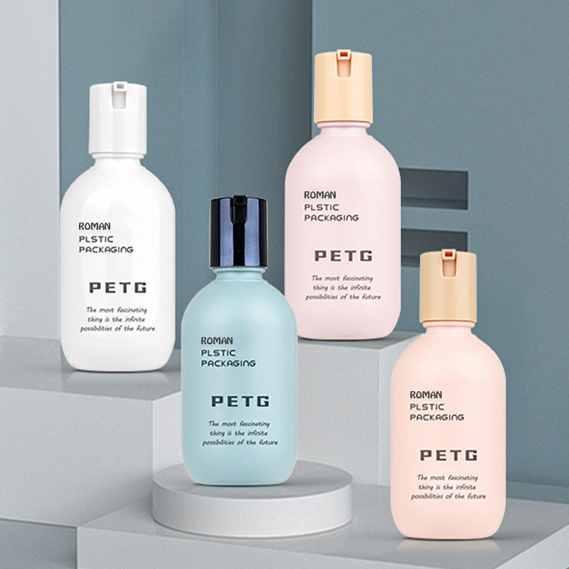 রিফিলযোগ্য নতুন ডিজাইনের এসপিএফ 50+ সানস্ক্রিন প্যাকেজিং বোতল 50 মিলি 80 মিলি 130 মিলি কসমেটিক প্লাস্টিক স্কিন হোয়াইটেনিং সানস্ক্রিন লোশন স্প্রে বোতল