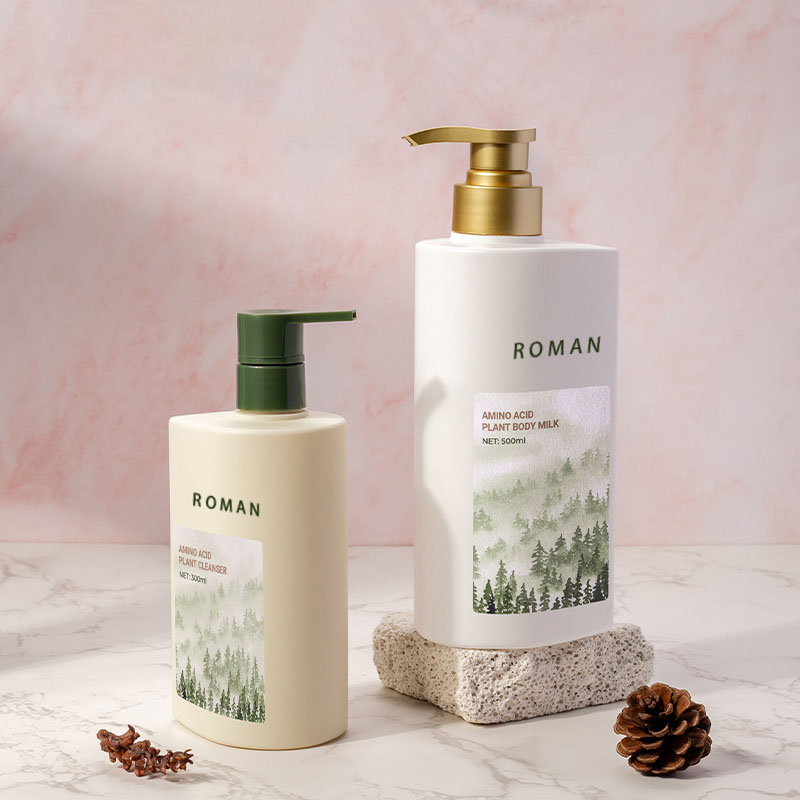 300ml 500ml প্লাস্টিক লোশন আলাদা বোতল প্রেস বোতল হ্যান্ড লোশন বাথ জেল শ্যাম্পু আলাদা বোতল সাবান ডিসপেনসার