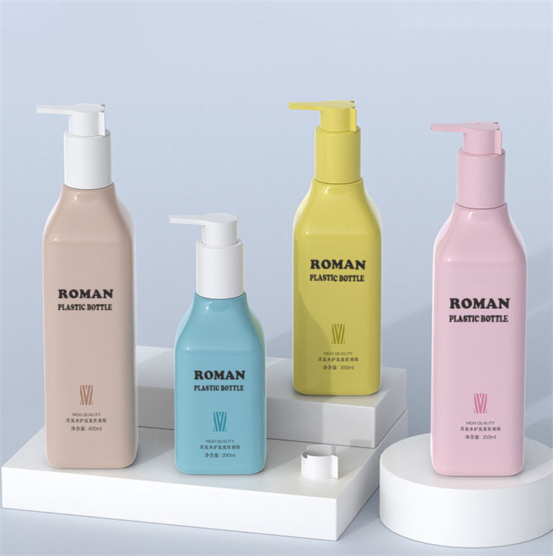 লোশন শ্যাম্পুর জন্য সাইড-লক সহ পাম্প প্লাস্টিক PET ওভাল কসমেটিক পাম্প বোতল সহ বিলাসবহুল রঙিন বডি অয়েল বোতল 200ml 300ml 400ml লোশন শ্যাম্পুর জন্য সাইড-লক সহ পাম্প প্লাস্টিক PET ওভাল কসমেটিক পাম্প বোতল সহ বিলাসবহুল রঙিন বডি অয়েল বোতল 200ml 300ml 400ml