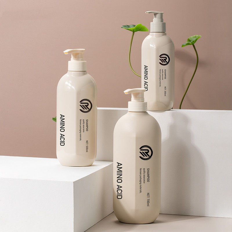 নতুন আগমন বিলাসবহুল প্লাস্টিক খালি ব্রাউন শাওয়ার জেল 300ml শ্যাম্পু বডি লোশন কন্ডিশনার ওয়াশ বডি 500ml 700ml পাম্প বোতল
