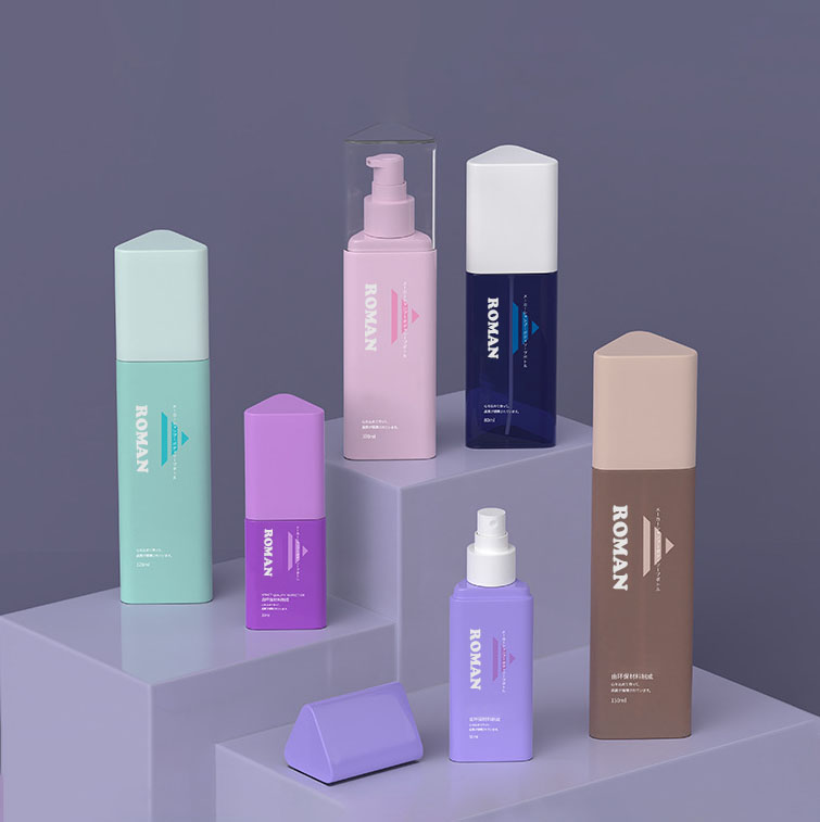 বিশ্বস্ত প্লাস্টিক 30ml 50ml 80ml ট্রায়াঙ্গেল শ্যাম্পু শাওয়ার জেল কন্টেইনার হেয়ার কন্ডিশনার লোশন পাম্প বোতল ফেসিয়াল ক্লিনারের জন্য