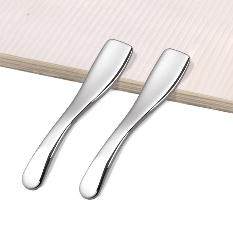 বিউটি মেকআপ স্প্যাটুলা মিনি স্মল ফেসিয়াল আই ক্রিম স্কুপ মাস্ক গোল্ড মেটাল কসমেটিক চামচ