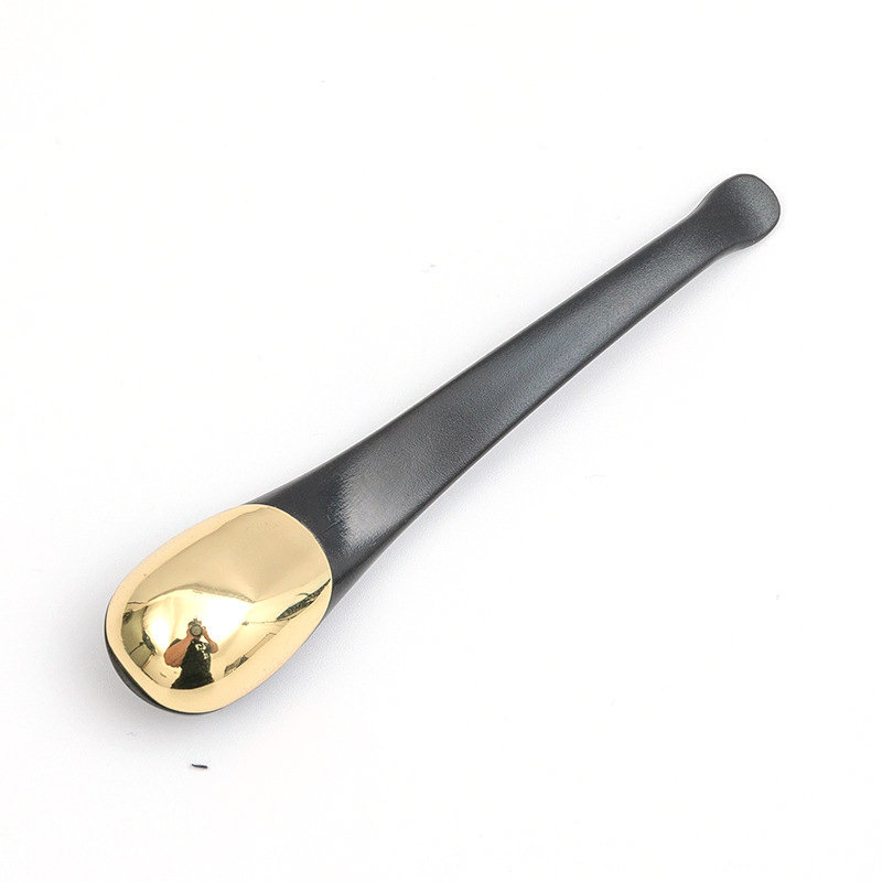 গোল্ড সিলভার কসমেটিক স্প্যাটুলা স্কুপ উচ্চ মানের মেটাল ফেস আই ক্রিম চামচ বিউটি মেকআপ ফেসিয়াল মাস্ক চামচ