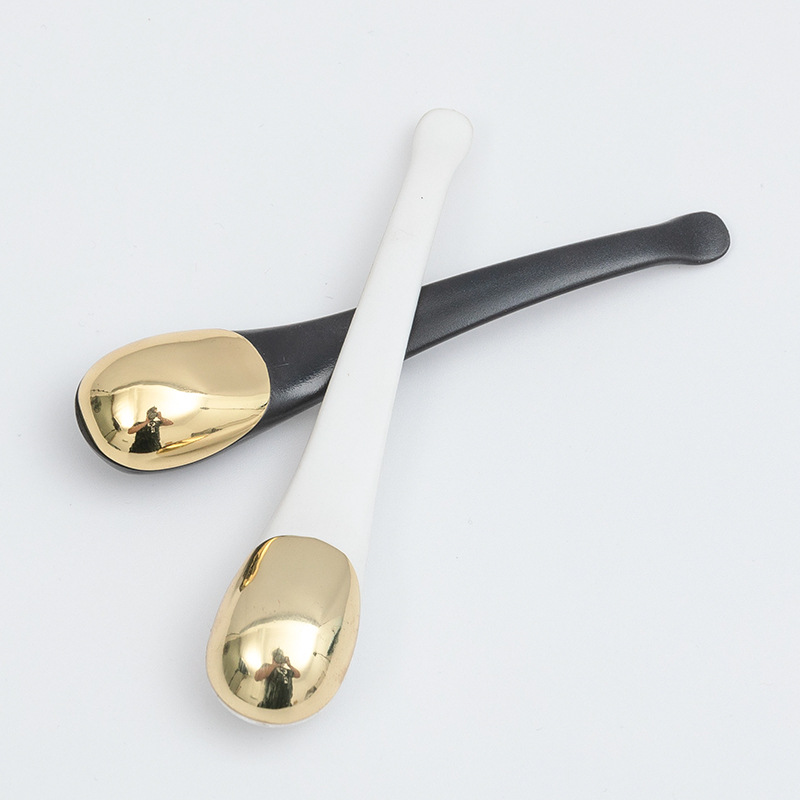 গোল্ড সিলভার কসমেটিক স্প্যাটুলা স্কুপ উচ্চ মানের মেটাল ফেস আই ক্রিম চামচ বিউটি মেকআপ ফেসিয়াল মাস্ক চামচ গোল্ড সিলভার কসমেটিক স্প্যাটুলা স্কুপ উচ্চ মানের মেটাল ফেস আই ক্রিম চামচ বিউটি মেকআপ ফেসিয়াল মাস্ক চামচ